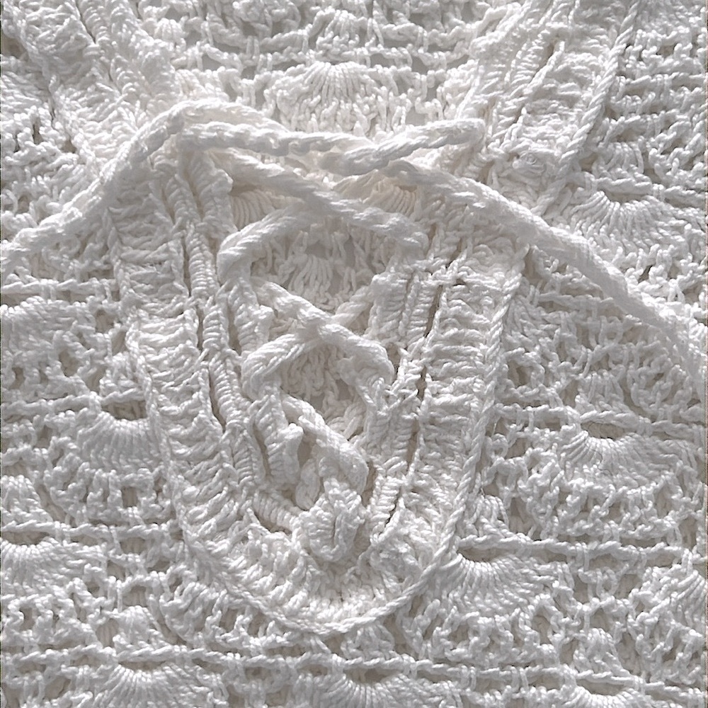 Letarte Sleeveless Crochet Lace-Up Dress - Picture 7 of 16